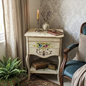 Hand Painted Corner Table