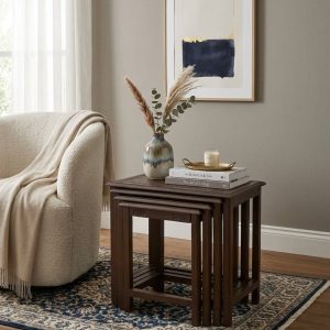 Nesting Table Set - Sheesham Wood